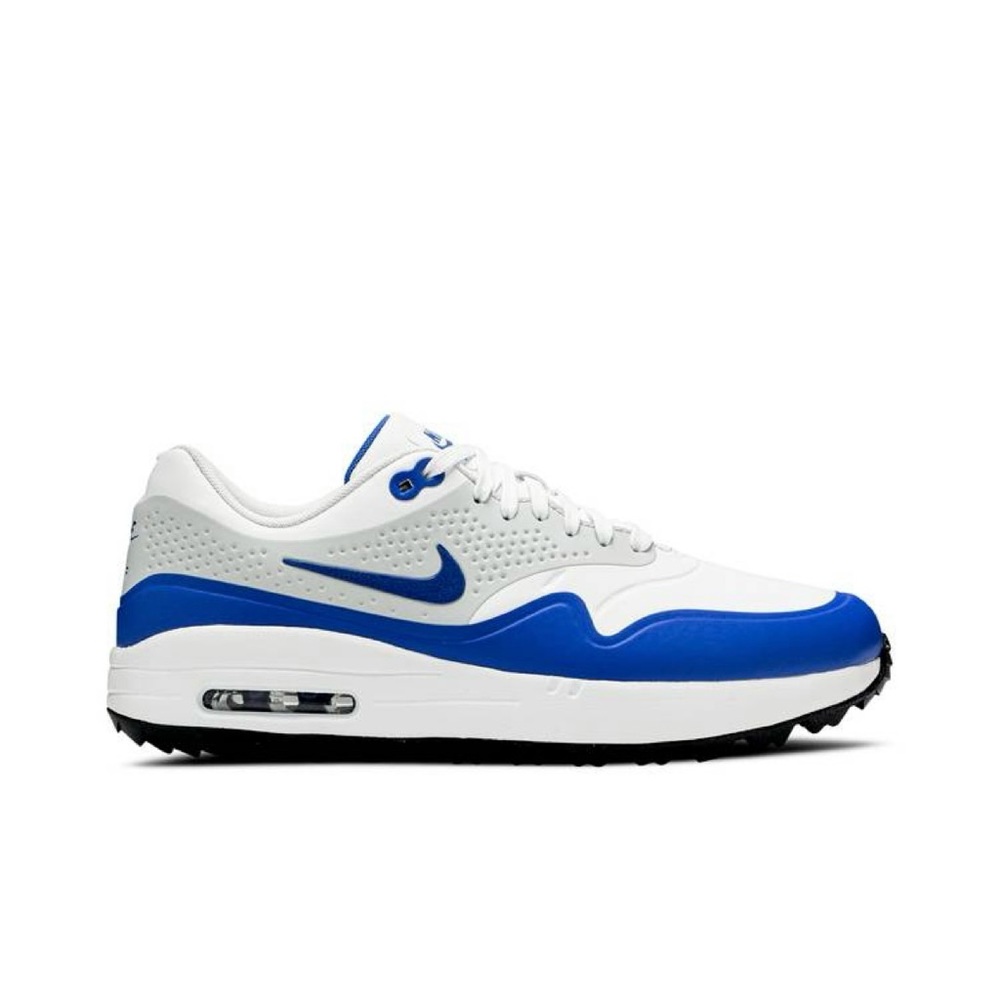 New Nike Air Max 1 G Golf Shoes Mens 8.5 AQ0863-102 Game Royal Blue Grey White
